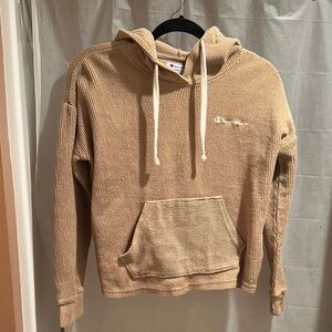 Champion Women’s Tan Corduroy Hoodie Size S